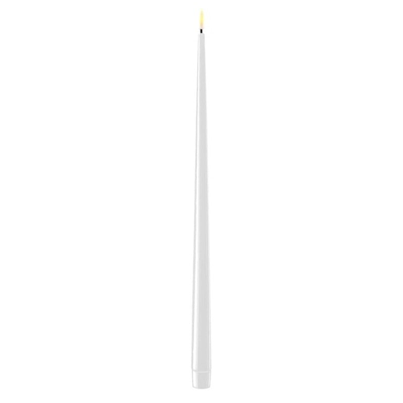 2 stk. Hvid LED Stagelys 38 cm.