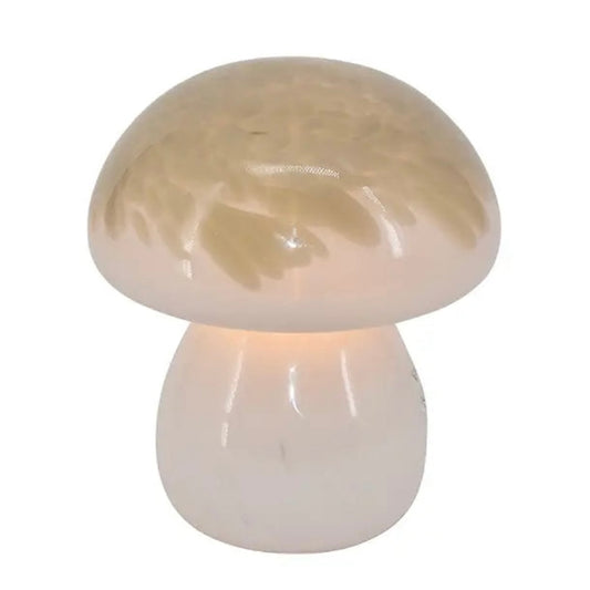Lampe Mushroom LED, Hvid/Sand
