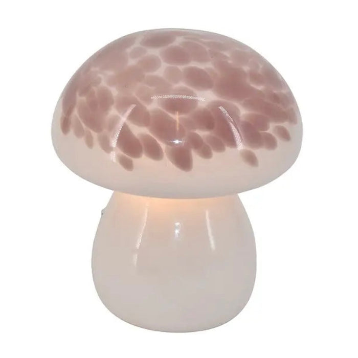 Lampe Mushroom LED, Hvid/Rosa