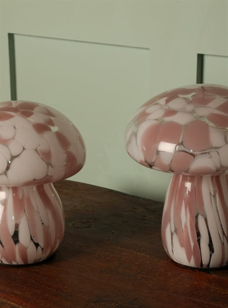 Lampe Mushroom LED, Pink/hvid