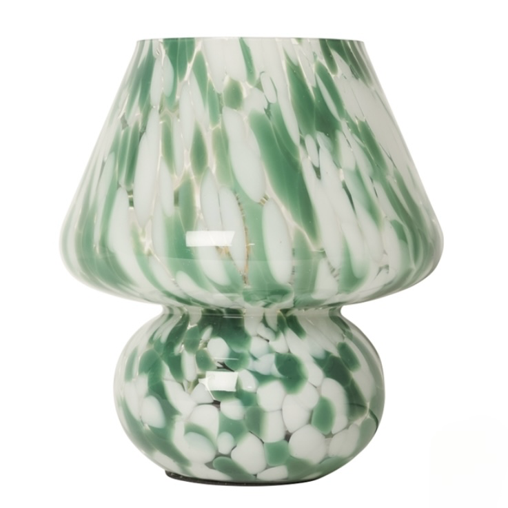 Lampe, Grøn/hvid
