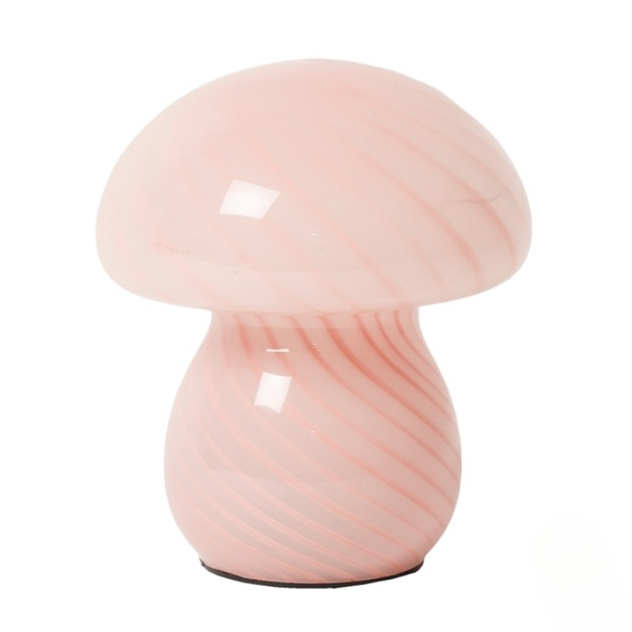 Lampe Mushroom LED, Lyserød