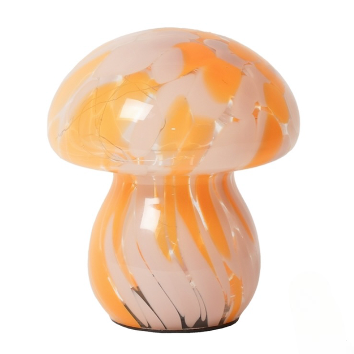 Lampe Mushroom LED, Orange/pink