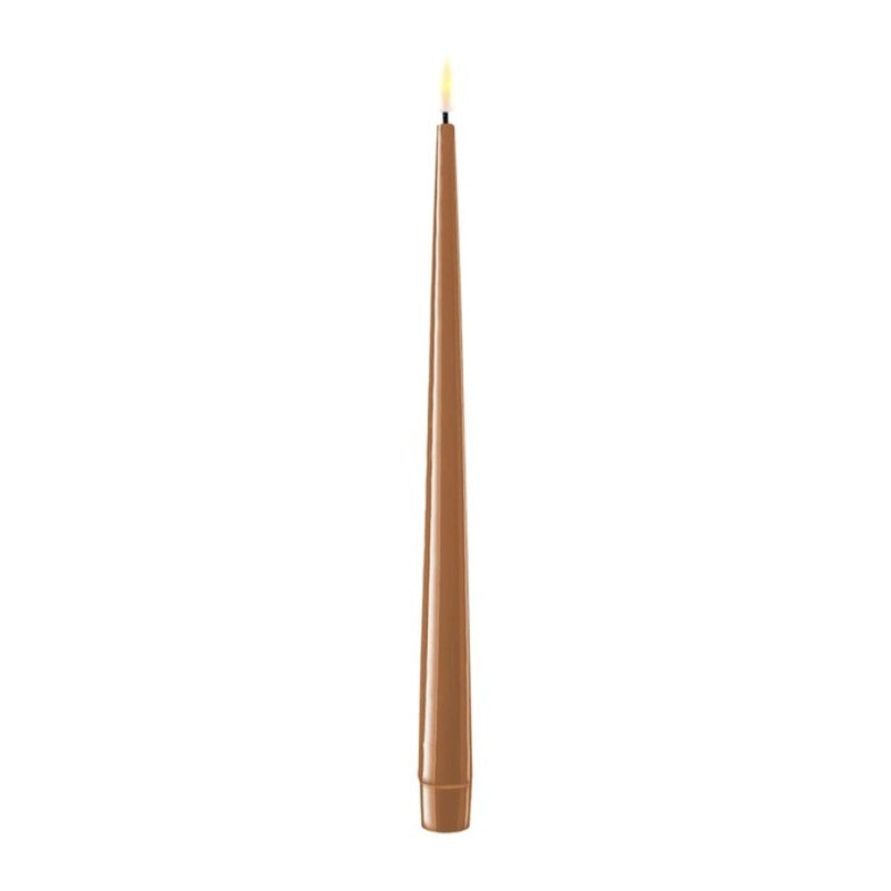 2 stk. Karamel LED Stagelys 28 cm.