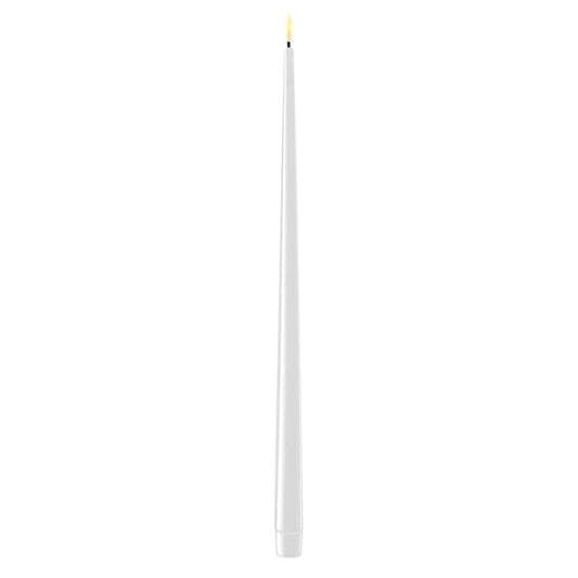 2 stk. Hvid LED Stagelys 38 cm.